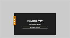 Desktop Screenshot of haydenivey.com