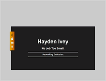 Tablet Screenshot of haydenivey.com